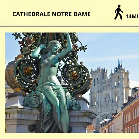 Apartman Pause Amienoise - Proche Centre - Wifi Fibre