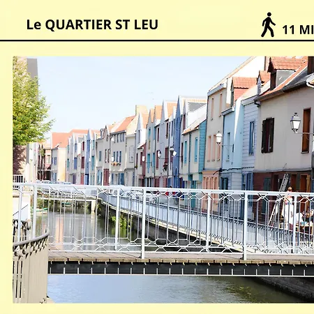 Apartman Pause Amienoise - Proche Centre - Wifi Fibre Amiens